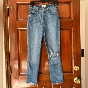 Abercrombie & Fitch Distressed Blue Jeans
